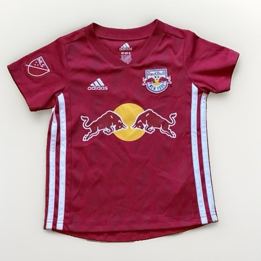Adidas Climalite MLS New York Red Bulls Soccer 2018 Away Jersey Youth Size 3T
